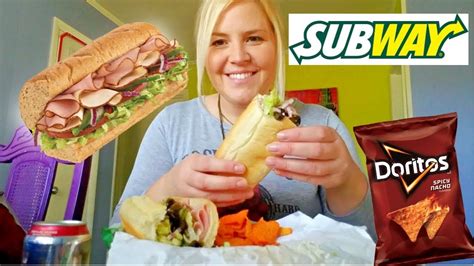 Subway Mukbang Eating Show Youtube