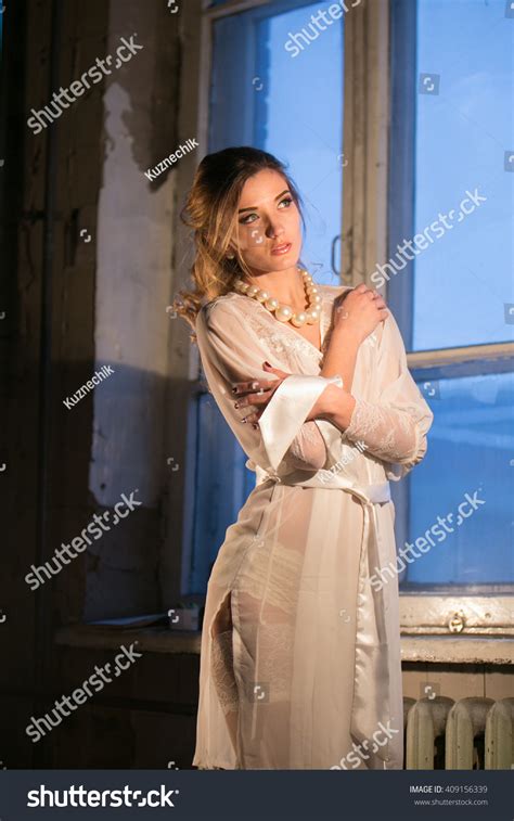 Beautiful Nude Sexy Lady White Lingerie Stock Photo Shutterstock