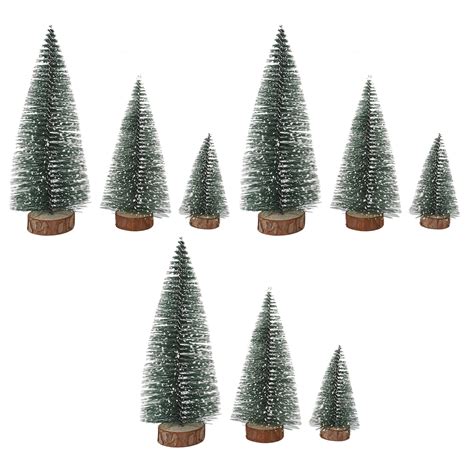 Desktop Miniature Pine Tree Artificial Mini Christmas White Cedar Tree