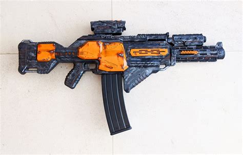 Painted Nerf Infinus Blaster From Pdk Films 142 Etsy