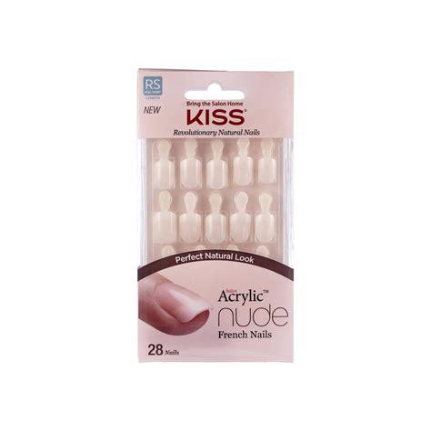 KISS Acrylic Nude French Nails Breathtaking 28 Ea Valpacks