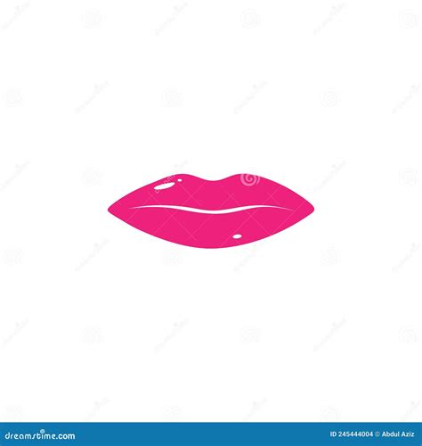 Beauty Lips Template Vector Design Stock Vector Illustration Of