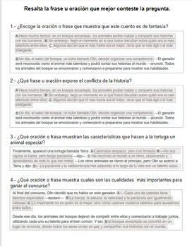 Pr Ctica De Preguntas Hot Text Staar New Items Practice In Spanish All Genres