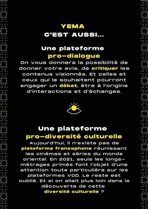 YEMA, la crème des films et séries d'Orient(s) - Ulule