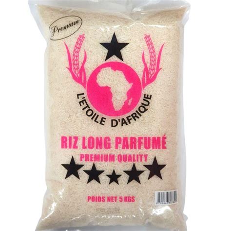 Vente En Gros Riz Long Parfume Etoile D Afrique Carton De X Kg