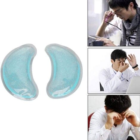 Reusable Ice Gel Eye Pack Cooling Hot Cold Compress Gel Eye Pad For Eye Strain Swelling Dark Circle