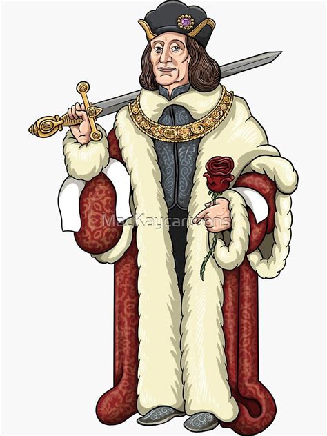 King Henry Vii Design 2 Sticker For Sale By Mackaycartoons King