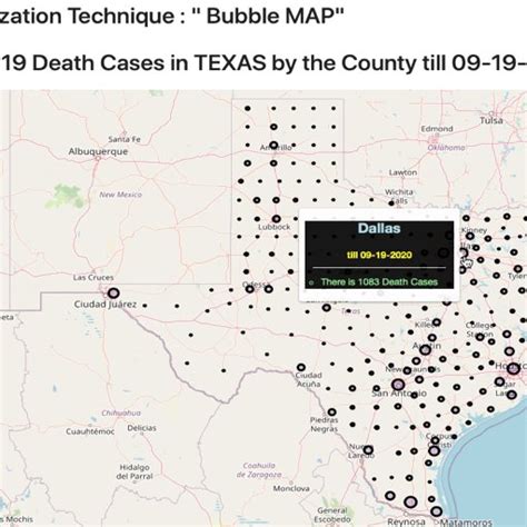 Hexagonal Binning showing number of confirmed COVID-19 cases in Texas... | Download Scientific ...