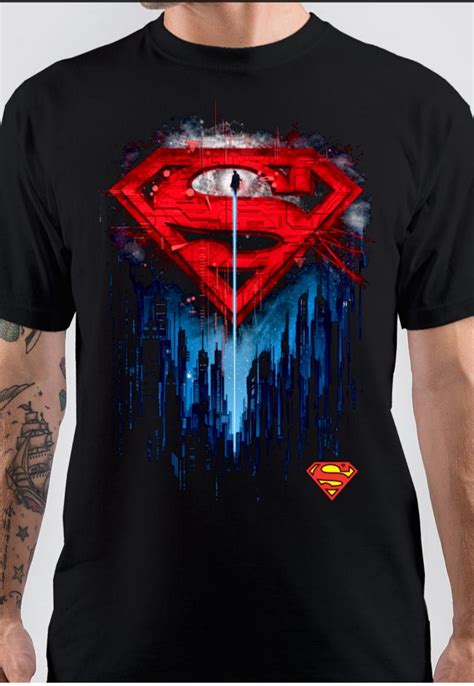 Superman Black T-Shirt | Swag Shirts