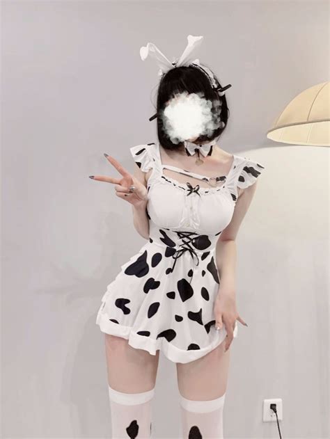 Women Sexy Lingerie Set Lace Dress Costume Cosplay Maid Cow Bunny Uniform Suit Ebay