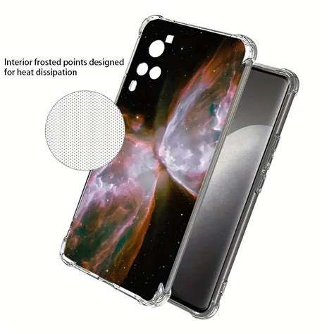 ТПУ мекана штампана торбица Модна прозирна Астрономска маска - Temu