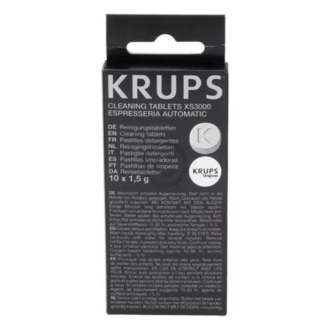 Krups Pastilles De Nettoyage Stk Pour Machine Caf Machine Espresso