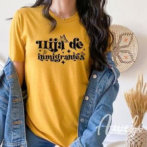 Hija De Inmigrantes Svg Latina Women Svg Png Spanish Svg Mexican Svg Sublimation Design
