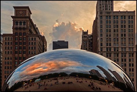 Chicago The Bean Photo And Image Usa Reflection Sculpture Images