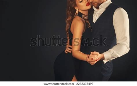 Luxurious Sexy Couple Blonde Woman Hugging Stock Photo 2282335493 Shutterstock