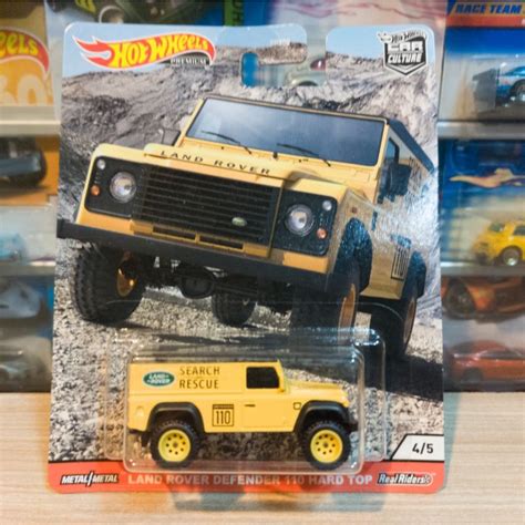 Jual Hot Wheels Land Rover Defender 110 Hard Top Wild Terrain Premium Shopee Indonesia
