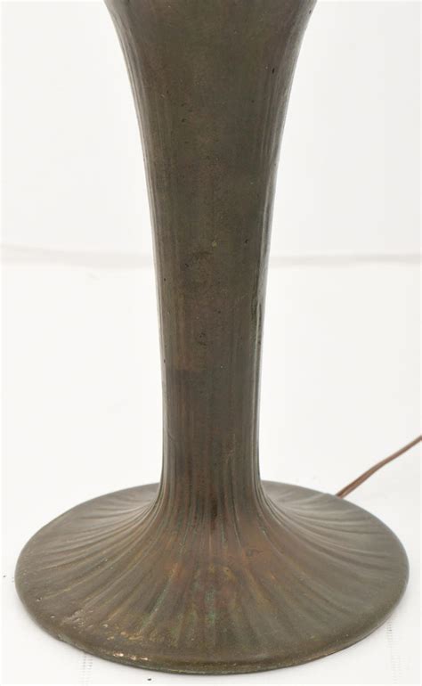 Lot Tiffany Studios Style Lotus Table Lamp