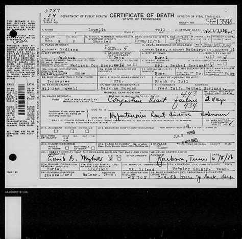Find Death Certificates and Birth Records at JTMorris Obituaries 1