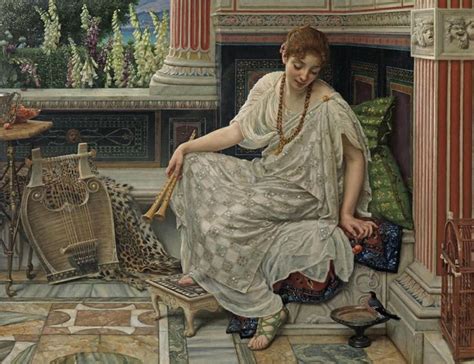 Sir Edward John Poynter Classicist Painter Painting Pre Raphaelite