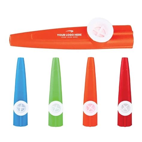 Promotional Screen Printed Plastic Kazoo Whistle