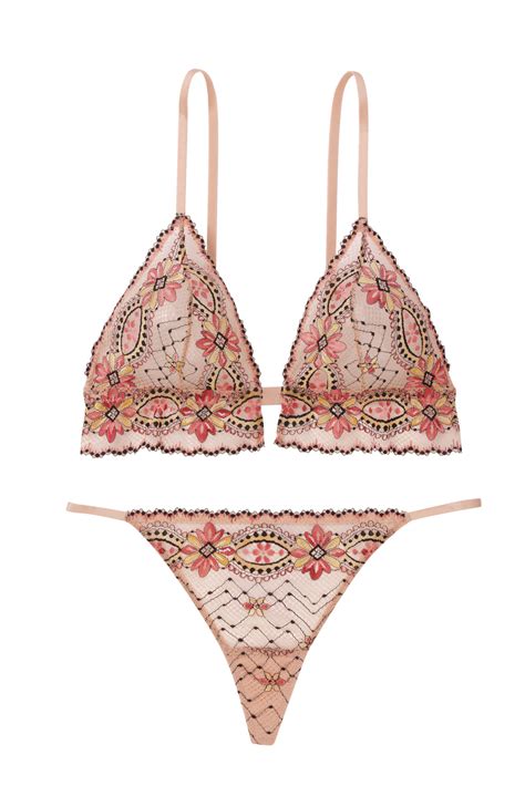 ETAM CHARMEE SA TRIANGLE TANGA NUDE SS23 Etam