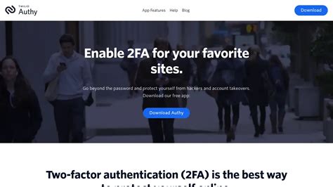 authy secure  accounts    factor authentication
