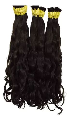 Cabelo Humano Natural Leve Ondas 70 Cm 50 Gramas Parcelamento Sem Juros