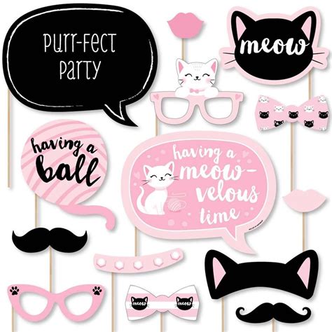 Big Dot Of Happiness Purr Fect Kitty Cat Kitten Meow Baby Shower Or