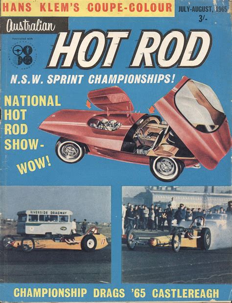 History Early Australian Hot Rodding Mag Covers The H A M B