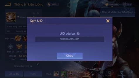 uid lien quan la gi cach ket ban bang uid trong lien quan