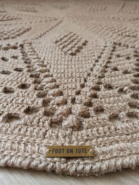 Коврик из джута серия Aurinko, 105 см в интернет-магазине Ярмарка ...