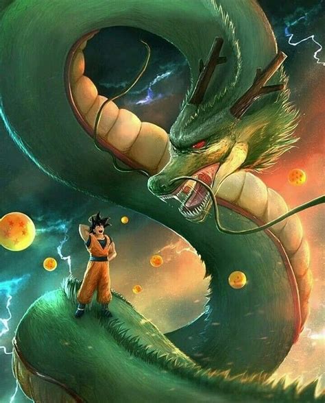 Shenron And Goku Dragon Ball Gt Dragon Ball Tattoo Dragon Ball Super