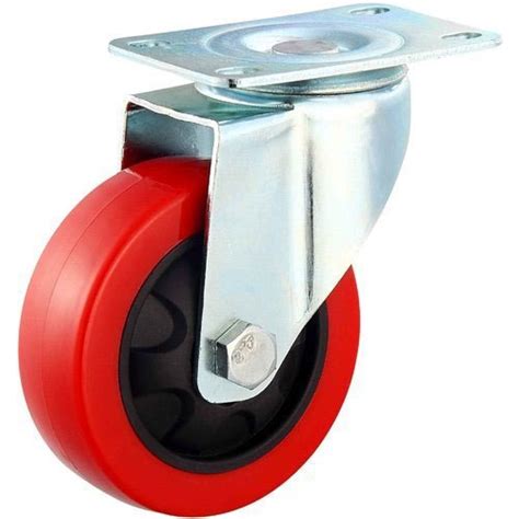 Nylon Trolley Wheel Without Break 6 Inch 360 Revolving