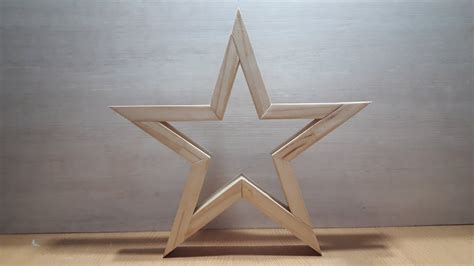 Como hacer Estrella de Madera TUTORIAL de carpintería Wooden Star