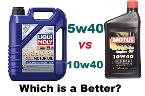 10w40 vs 5w40 which one is better for your Car? ( 10w 40 vs 5w 40 ...