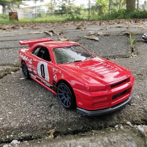 Hot Wheels Nissan Skyline GT R R34 Need For Speed Red LOOSE Shopee Malaysia