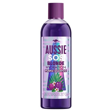 Aussie SOS Blonde Vegán Hidratáló Lila Sampon 290 ml eMAG hu
