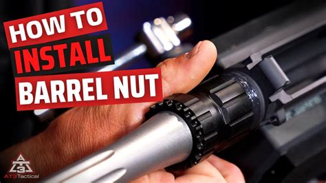 How To Install A Barrel Nut On Ar Rifles Youtube