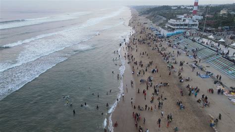 gopalpur sea beach drone view gopalpur odishaganjam youtube