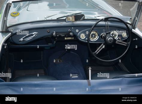 Interior Of Austin Healey 3000 Stock Photo Alamy