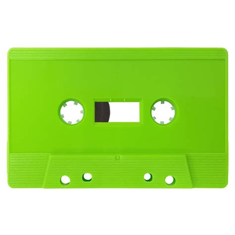 Ogre Green Blank Audio Cassette Tapes Retro Style Media