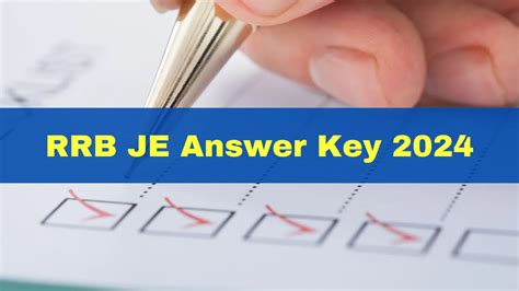 Rrb Je Answer Key 2024 For Cbt 1 To Be Out Soon Heres How To Download