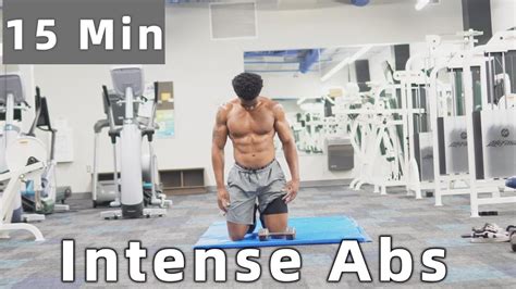 15 Min Intense Dumbbell Ab Workout Six Pack Abs Advanced Workout Follow Along Youtube