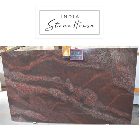 Granite Slabs Stone Slabs Lava Red Gangsaw Size Granite Slab