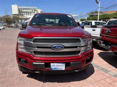 Ford Lobo Platinum Crew Cab 4x4 Usado 2018 Color Rojo Precio 829 000