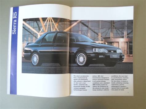 FORD RS RANGE 1992 93 UK Mkt Brochure Sierra Escort Cosworth Fiesta