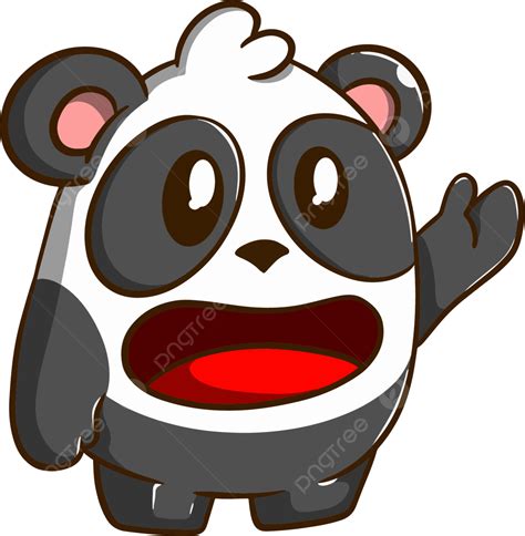 Cartoon Panda Cute Illustration Cartoon Panda Cute PNG And Vector