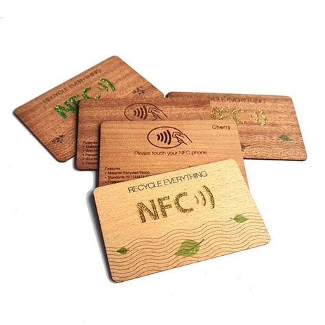 Buy Rfid Wooden Card Nfc Bamboo Chip Mhz K Card Hotel Locking