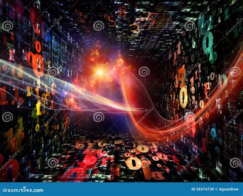 Computing Numbers Stock Illustration Illustration Of Burst