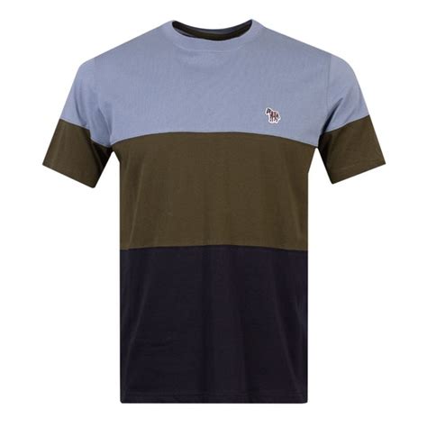 Ps Paul Smith Block Colour T Shirt Oxygen Clothing